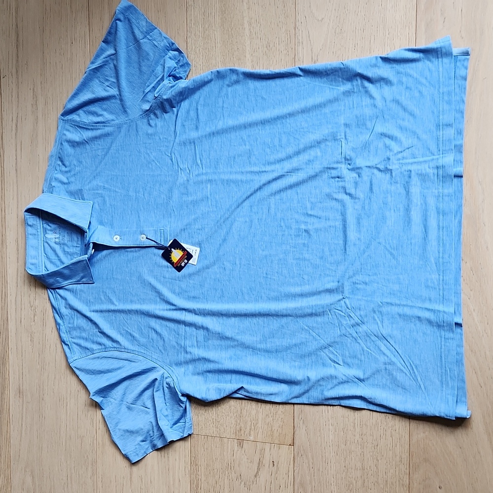 Johnnie-O Huron Prep-Formance Lightweight 3 Button Polo / Liberty - Picture 5 of 14